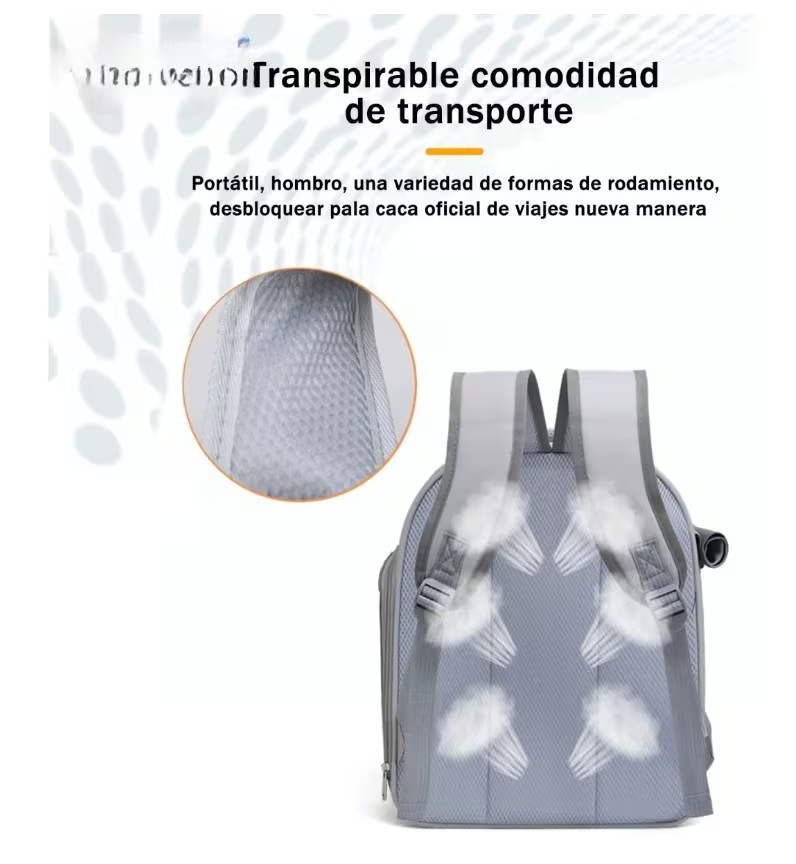 Mochila Transportadora Para Perros Gatos Mascotas Peque&ntilde;a image number null