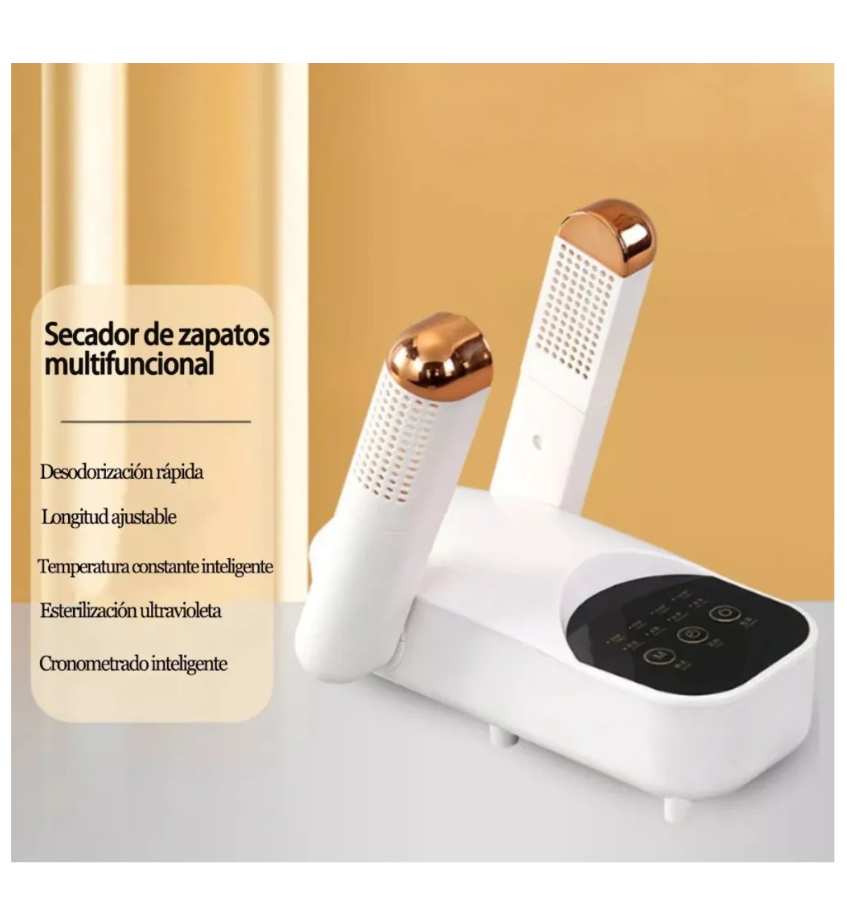 Secador El&eacute;ctrico De Zapato Ozono Desodorizaci&oacute; Telesc&oacute;pico blanco Bloosom image number null