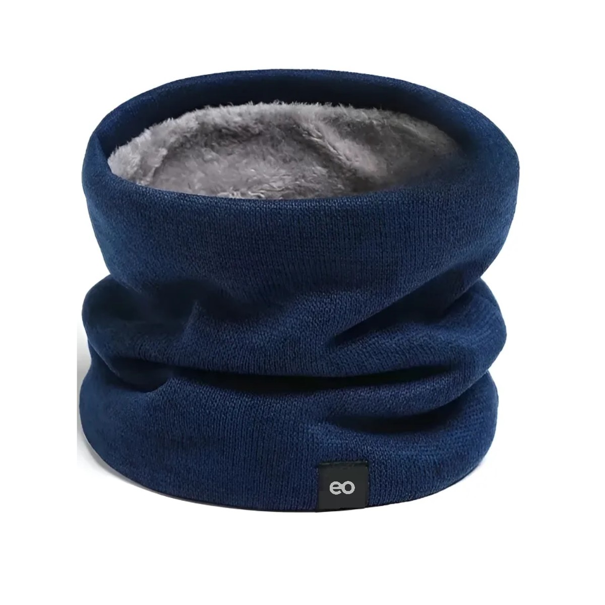 Bufanda Cuello Termico Invierno Fr&iacute;o Moda De Unisex Azul marino image number null