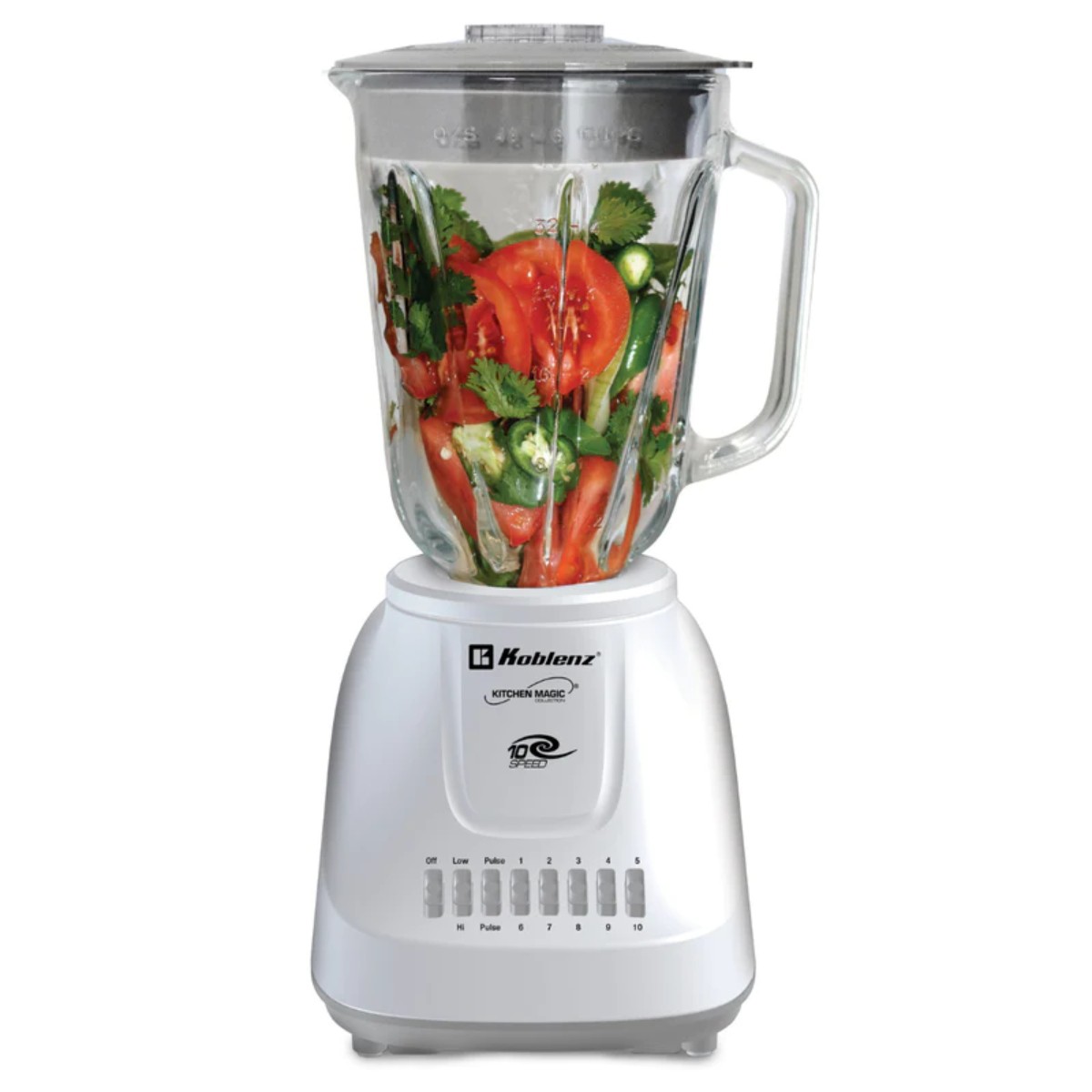 Licuadora Koblenz Gourmet LKM-5910 VB / LKM5910VB 500W Vaso Vidrio Blanca ENDY3 image number null