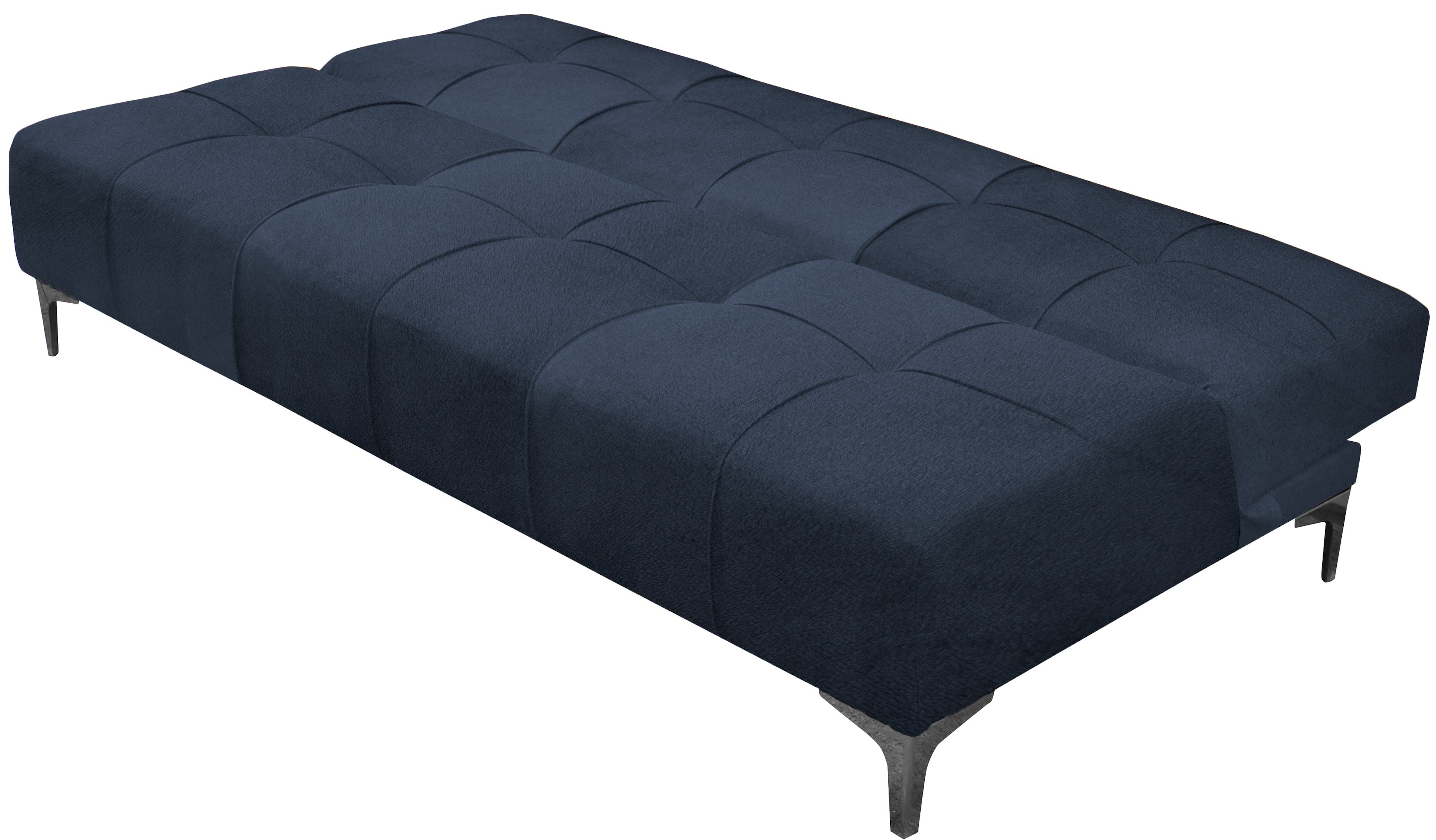Sofa Cama Reclinable El Bazar Store New York Azul Terciopelo Marino Futon 3 posiciones Sala image number null
