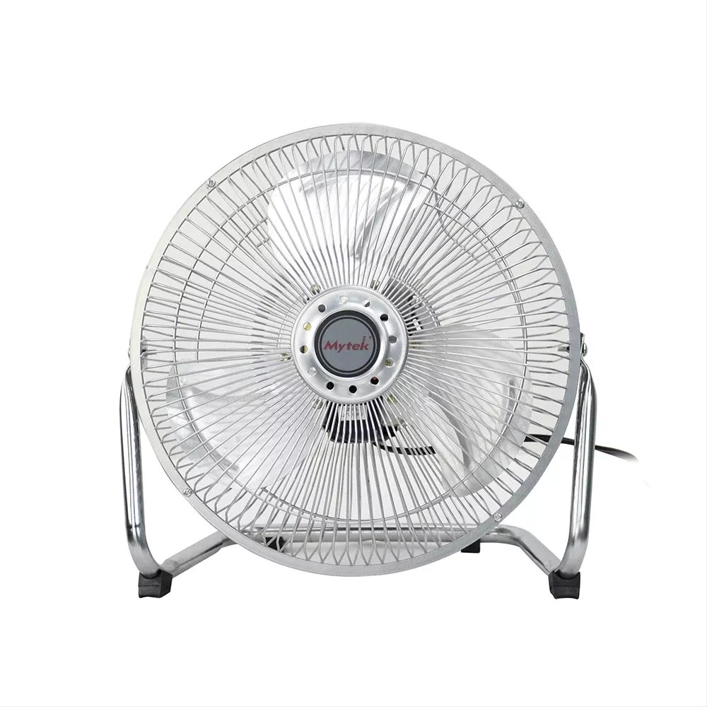 Ventilador De Piso 10 a 3 Velocidades Mytek Plateado image number null
