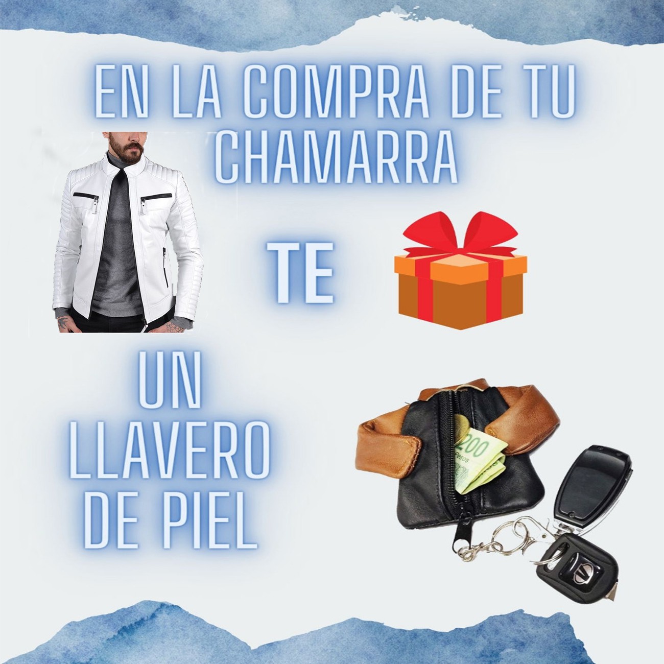 Chamarra de Piel Autentica Modelo Matrix para Caballero Incluye de Regalo Llavero de Piel. image number null