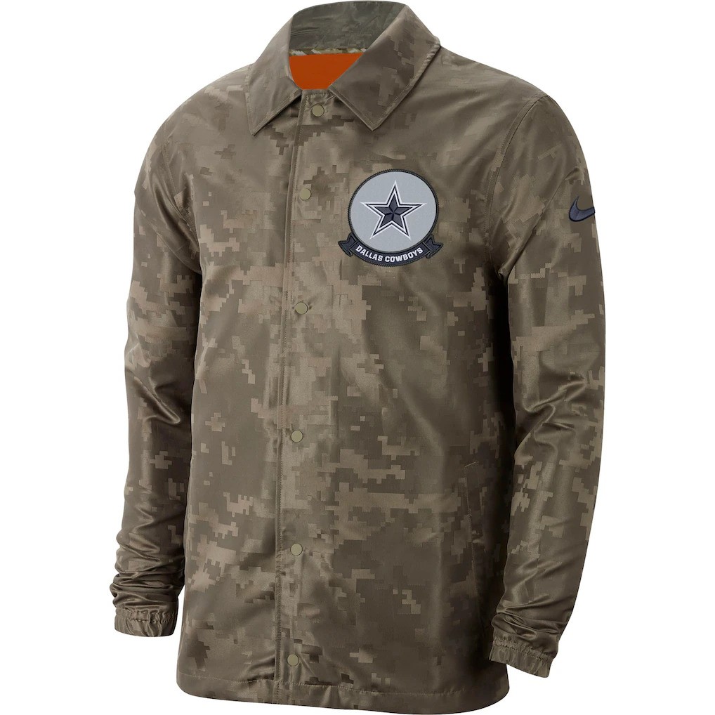 Nike Dallas Cowboys Chamarra Militar Camuflaje Salute to Service image number null