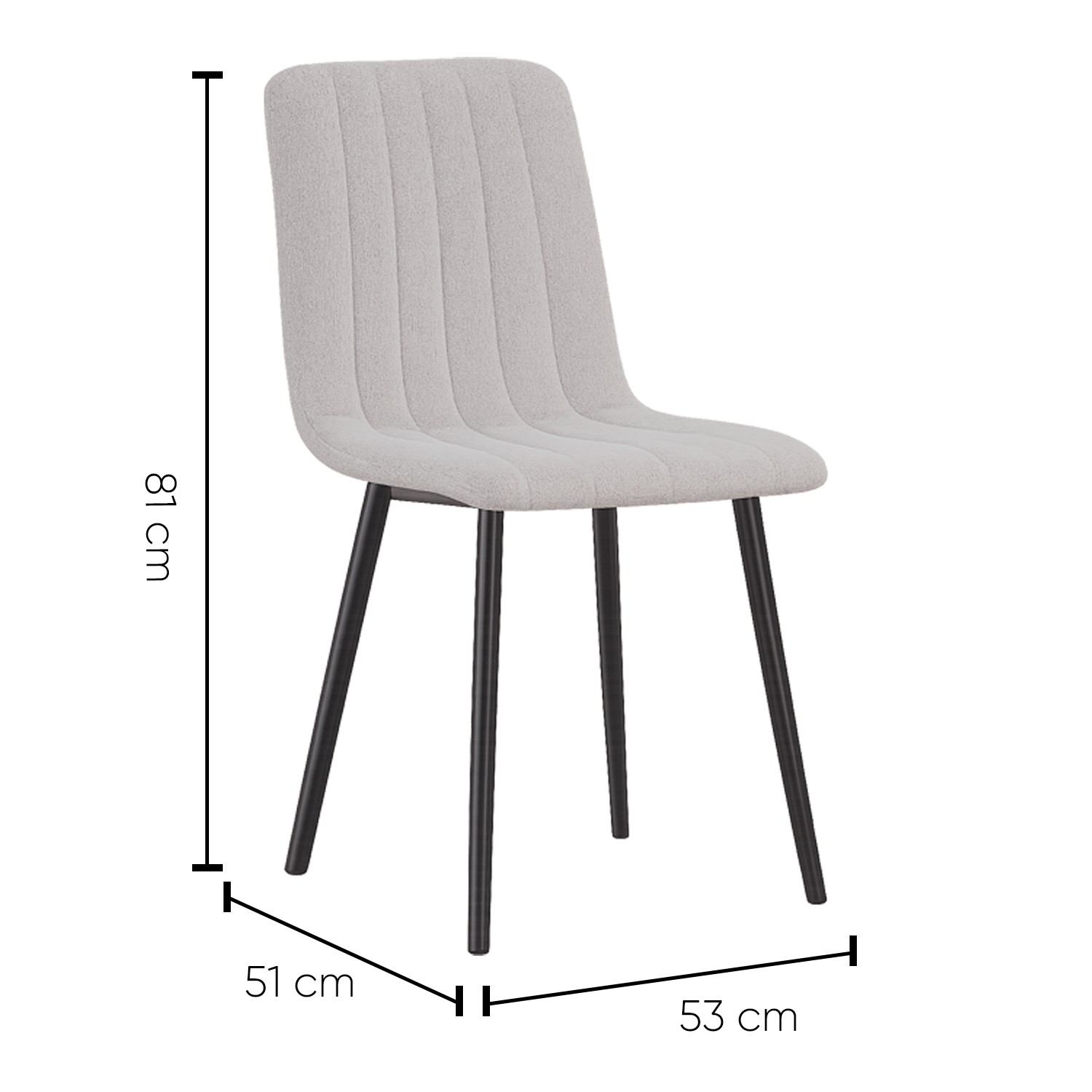 Silla Alma Gris Kessa image number null