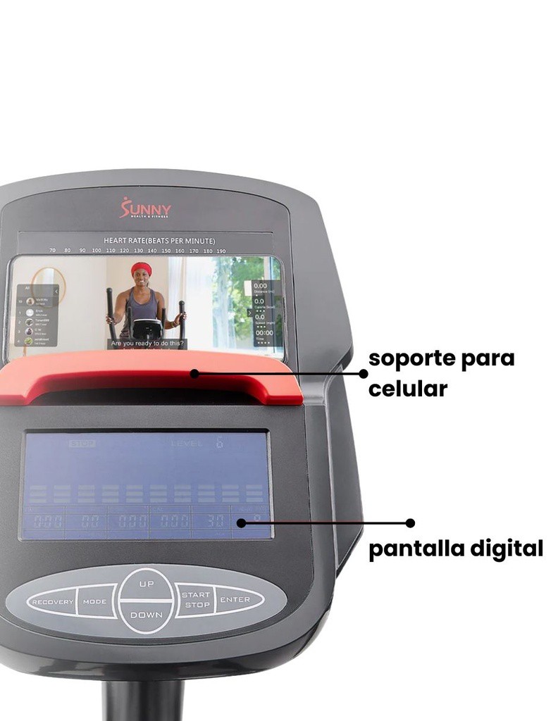 El&iacute;ptica electromagn&eacute;tica programable Smart Premium SF-E3889SMART Sunny Health & Fitness image number null