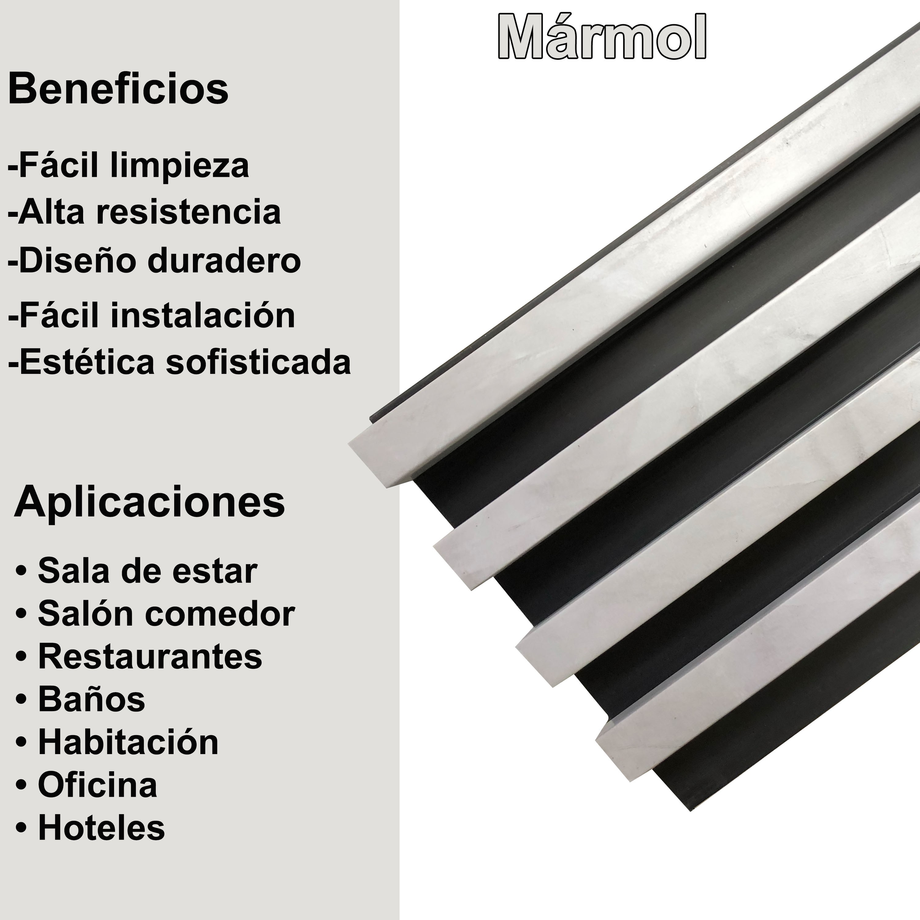 Lambr&iacute;n Decorativo Madera Wpc 18 Piezas 0.96mts X 17 Cm image number null