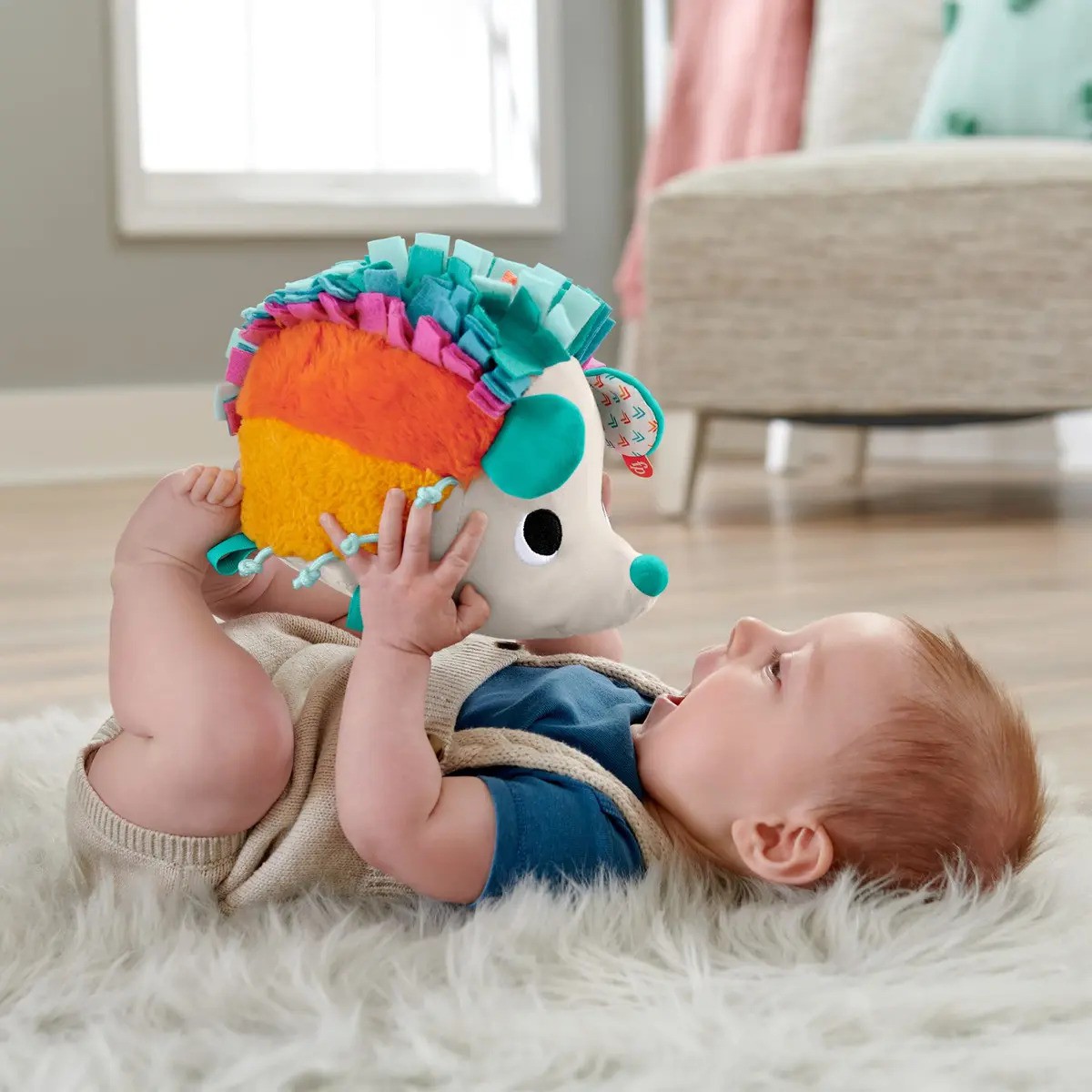 Juguete Para Beb&eacute;s Erizo Est&iacute;mulos Y Juego image number null