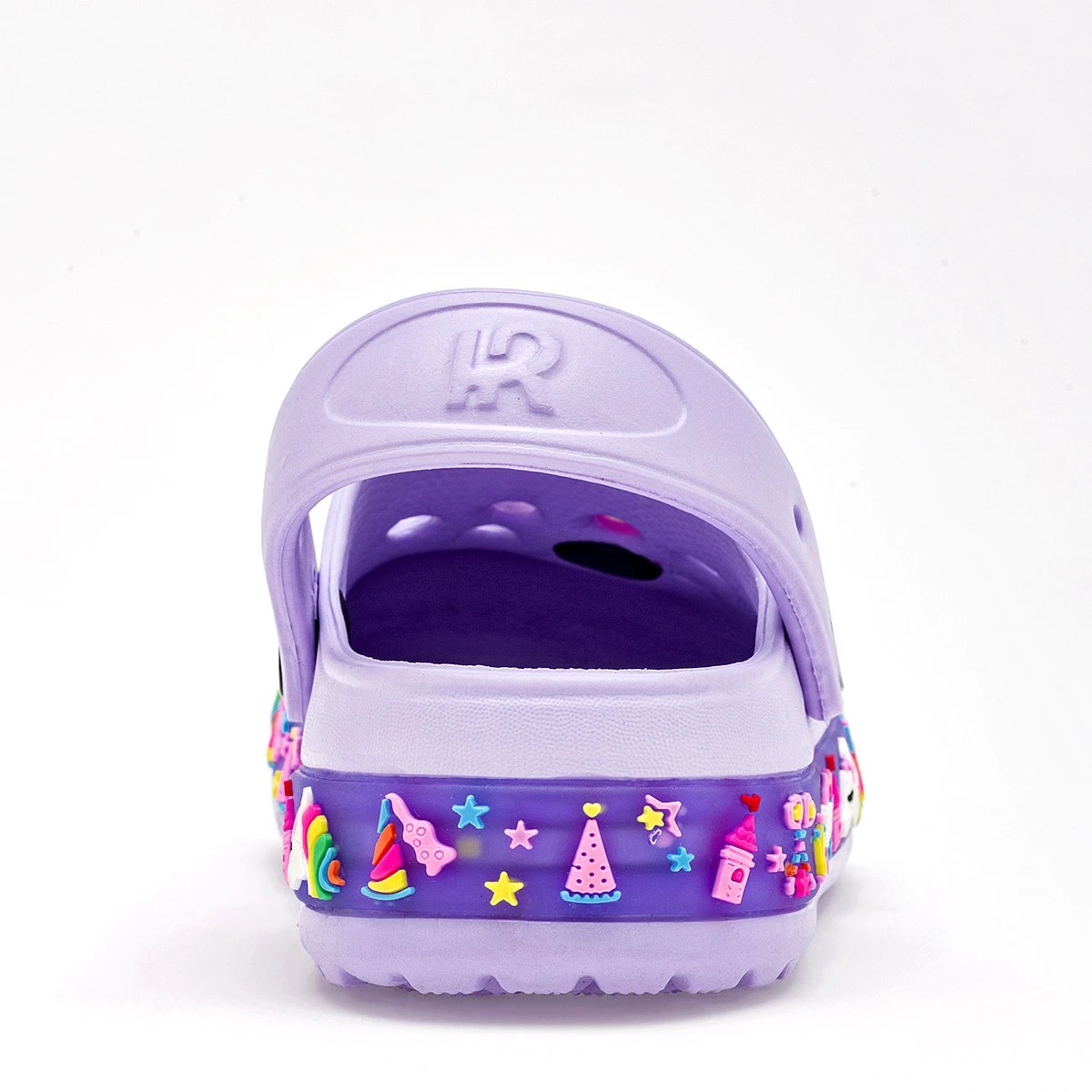 ZAPATO SANDALIA VERANO CERRADO Eva Moda Ni&Ntilde;A C70604 COLOR LILA MULTICOLOR image number null