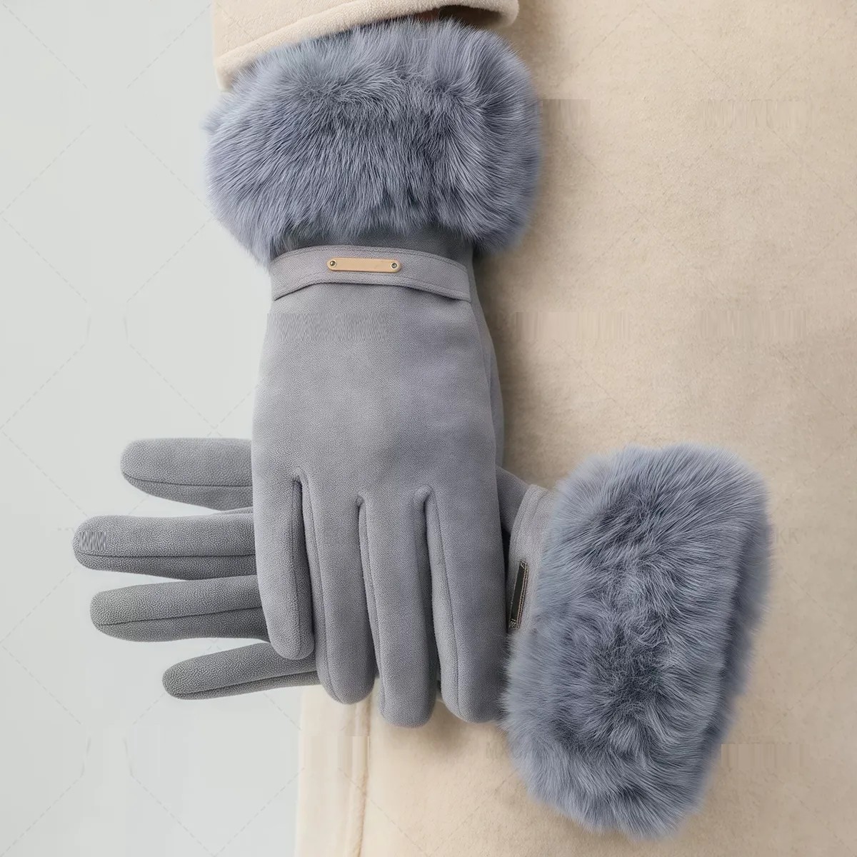 3guantes T&eacute;rmicos Frio De Invierno Parapantalla T&aacute;cti Mujer Estilo 2 image number null