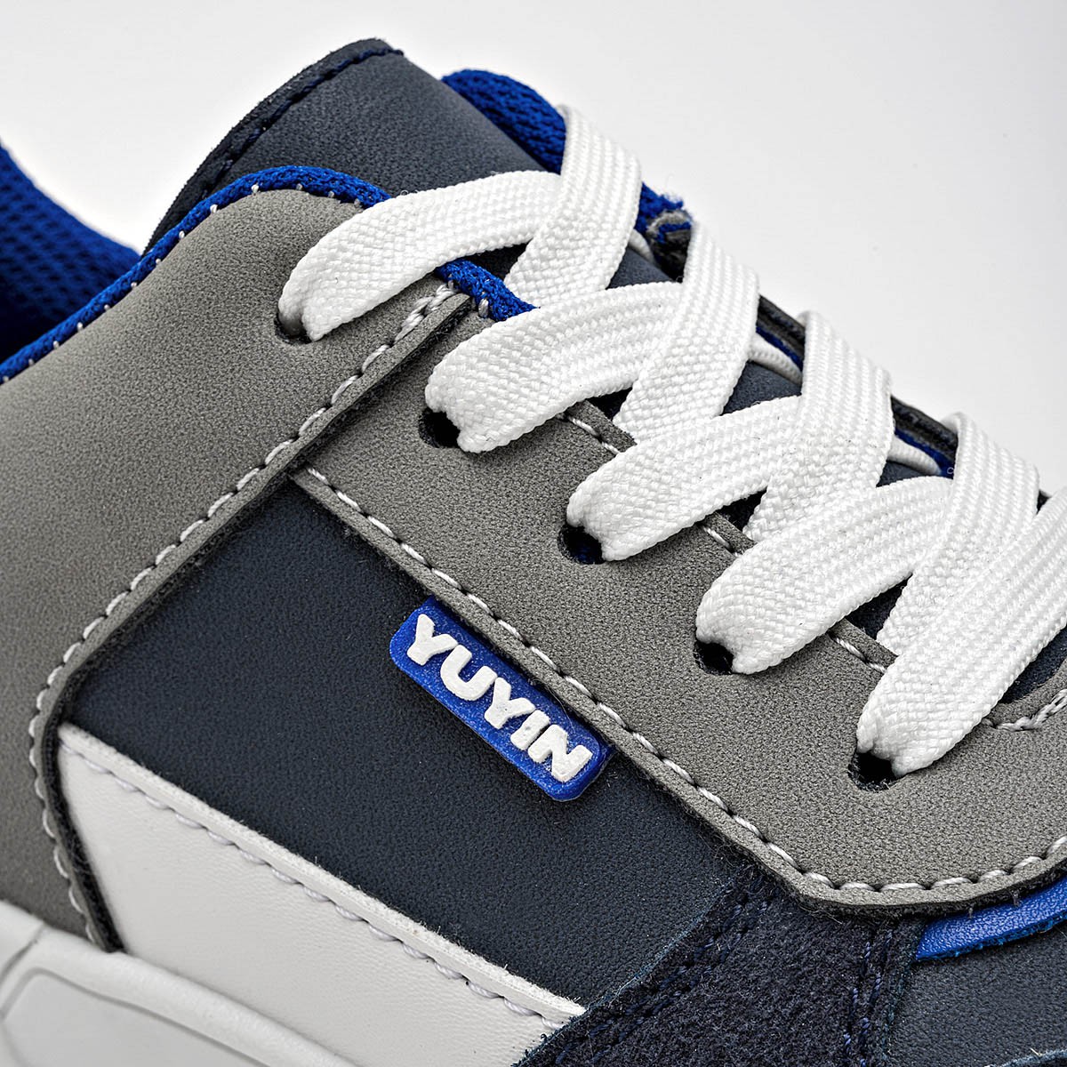 TENIS URBANO Yuyin NI&Ntilde;O EN COLOR MARINO GRIS BLANCO 25031 image number null