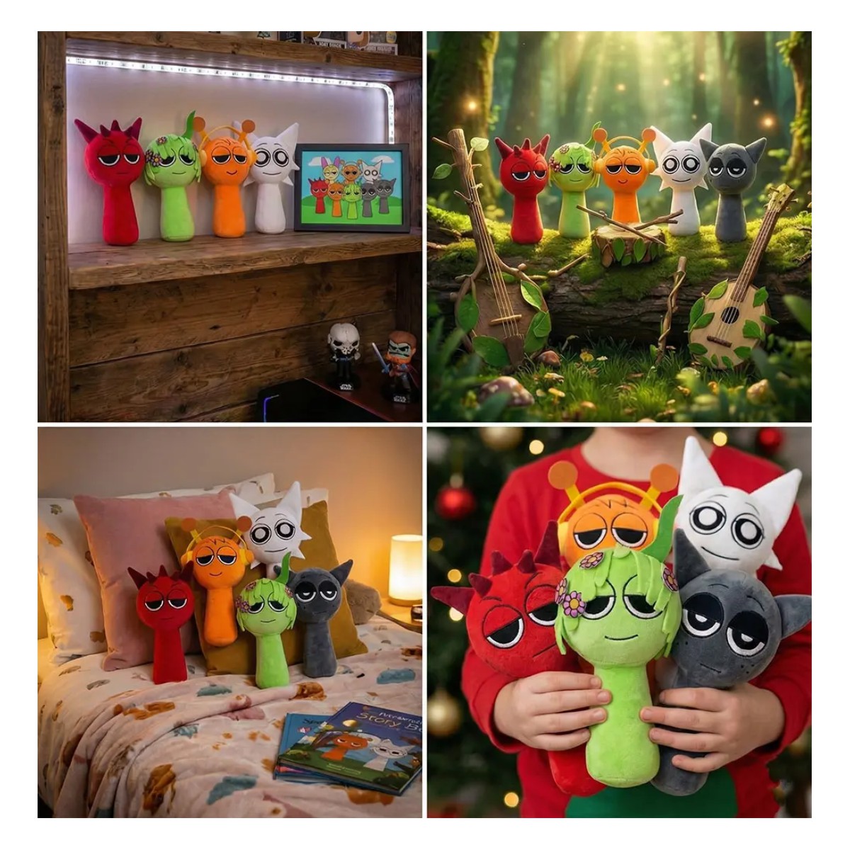 Peluche Juguete Bebes 5 Piezas Colorido image number null
