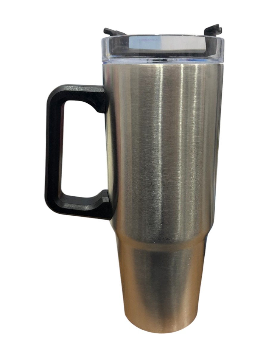 Termo de acero inoxidable Fartmex color plata, Deadpool & Wolwerine 30 oz image number null