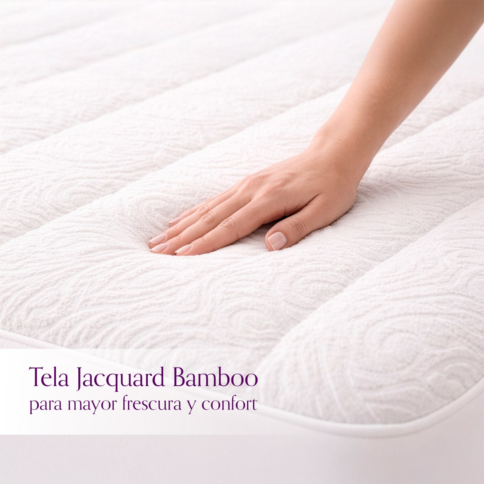Protector de Colch&oacute;n Queen Size Spring Air Bamboo Infinite Impermeable image number null