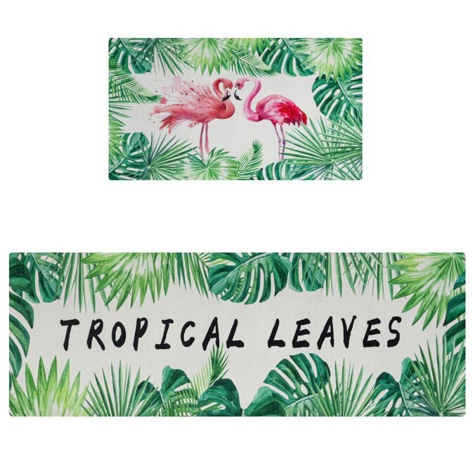Ilios Innova | Tapete De Cocina 2 Piezas Impermeable Antideslizante Tropical image number null