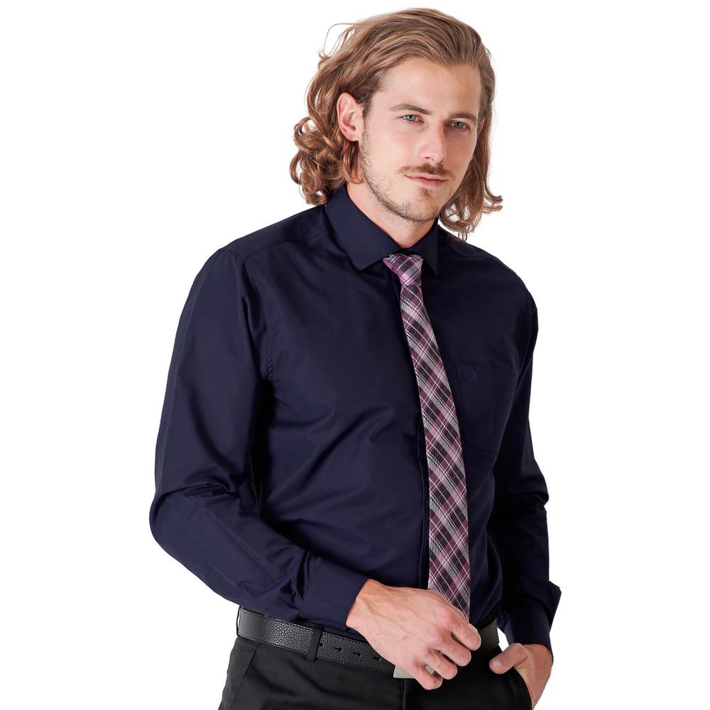 Camisa Hombre Vestir Azul Long Beach Polo Club 75103012 image number null