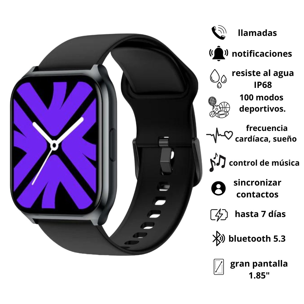 Combo de Smartwatch Filwans GTS Mini con Aud&iacute;fonos con pantalla t&aacute;ctil Elibom Beats Flyer image number null