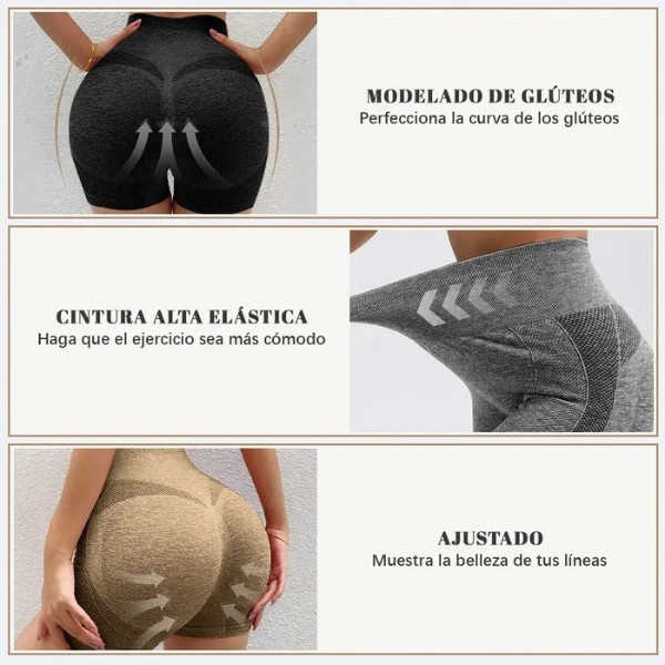 Conjunto Deportivo para Mujer 8 Piezas con Top y Short de Licra para Gym, Yoga, Fitness y Entrenamiento image number null