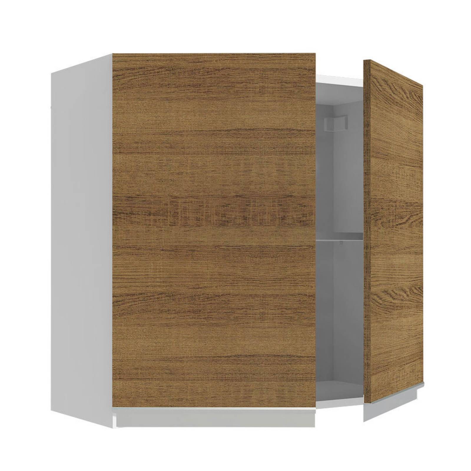 Mueble Superior 70cm 2 Puertas Blanco Glamy Madesa. image number null