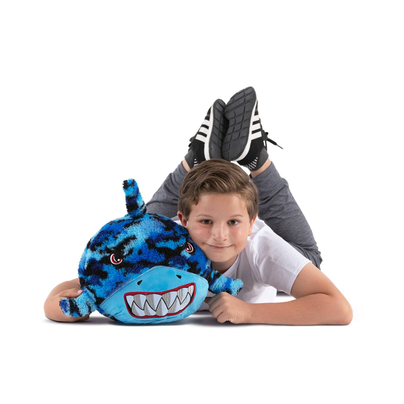 Sudadera Infantil Convertible En Coj&iacute;n Y Peluche Tiburon Feroz ESQUIMAL image number null