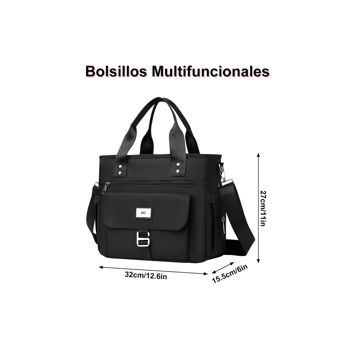 Loncheras Termicas Bolsa De Almuerzo Port&aacute;til Fiambrera 16l - Negro image number null