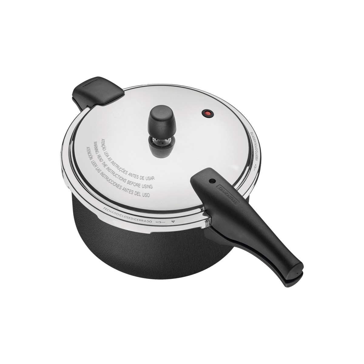 Olla de Presi&oacute;n Tramontina 20589624 / 20592424 Vancouver 24 cm 6 L Negro ENDY3. image number null
