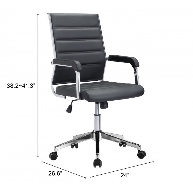 Silla de Oficina Liderato Negro - Kessa. image number null