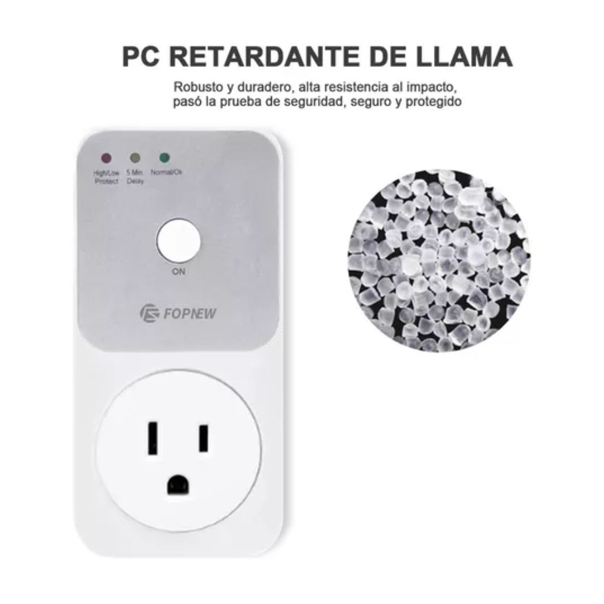 Protector Voltaje Refrigerador Lavadora Electrodom&eacute;sticos Blanco image number null