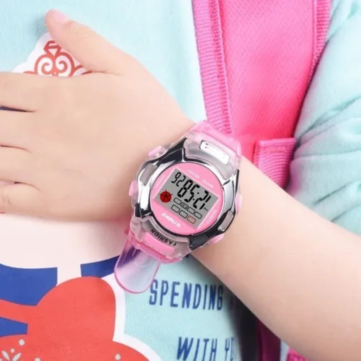 Reloj Infantil Ni&ntilde;o Led Ni&ntilde;a Cronometro Contra Agua Shock image number null