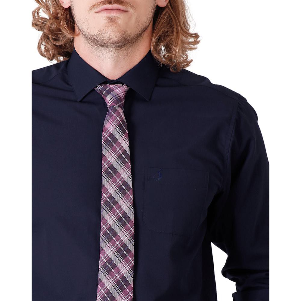 Camisa Hombre Vestir Azul Long Beach Polo Club 75103012 image number null