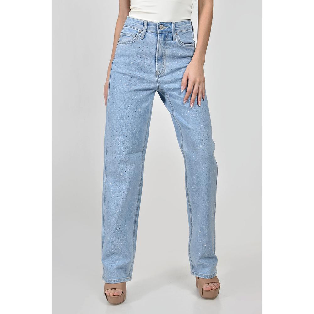 Jeans con pedreria Juvenil, 6847 (Azul claro) image number null
