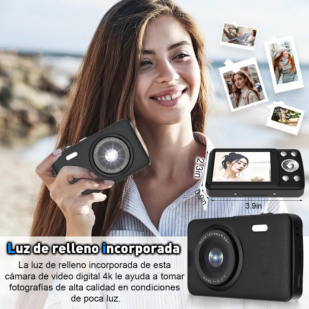C&aacute;mara Digital 1080p Hd Video Audio Webcam Principiante image number null