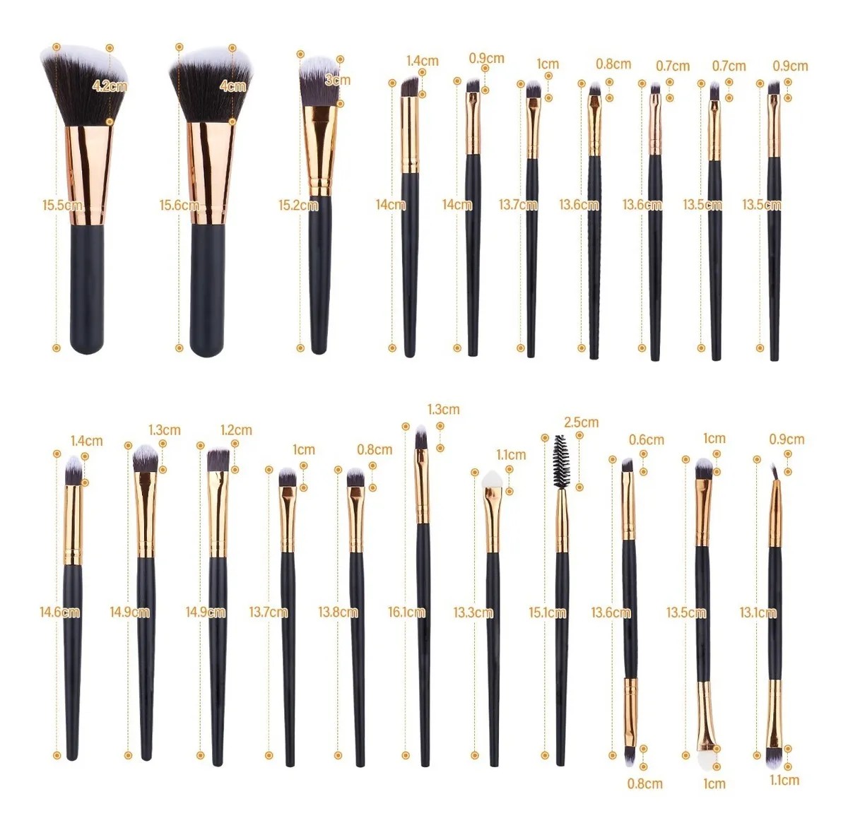 Set 22 Brochas Profesionales Maquillaje image number null