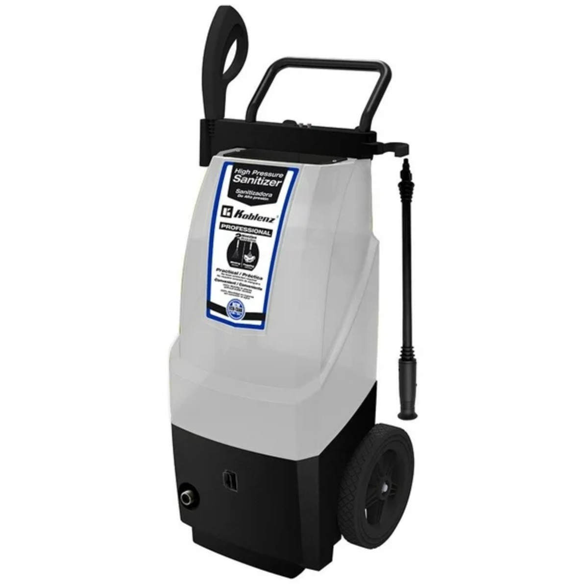 Hidrolavadora Koblenz HPS-390 Sanitizadora de Alta Presion Blanco/Negro ENDY image number null