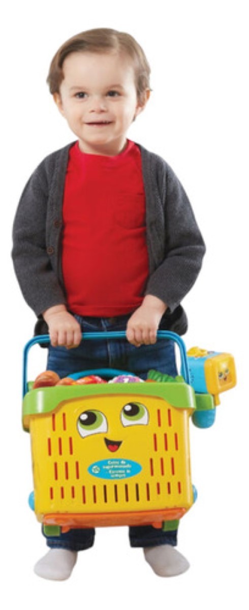 Cesta Leap Frog Ni&ntilde;os Infantil Supermercado Convertible amarillo colores 14pz image number null