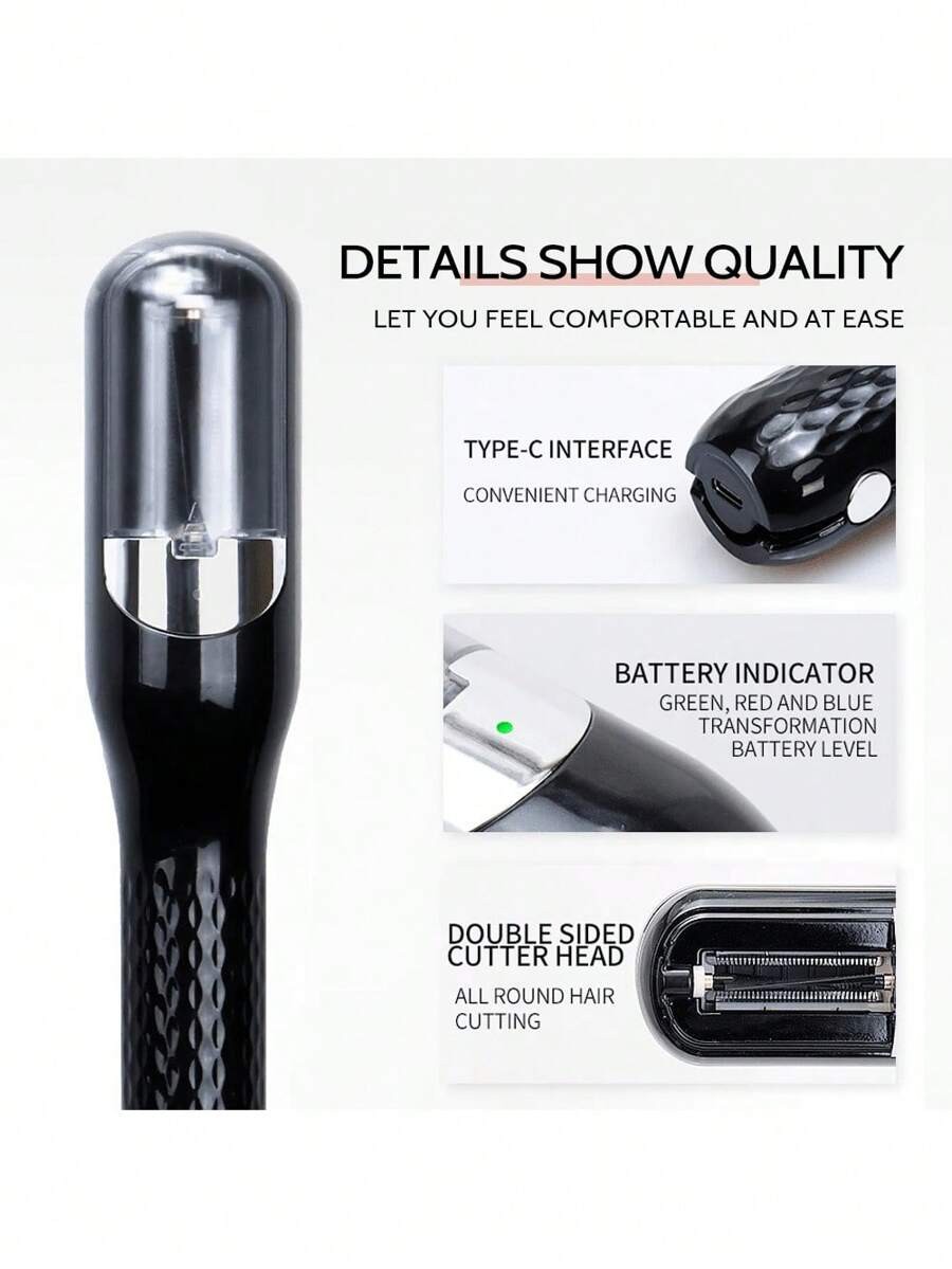 Maquina Recortadora de Puntas Abiertas Recargable, Removedor Autom&aacute;tico de Puntas Abiertas para Cabello image number null