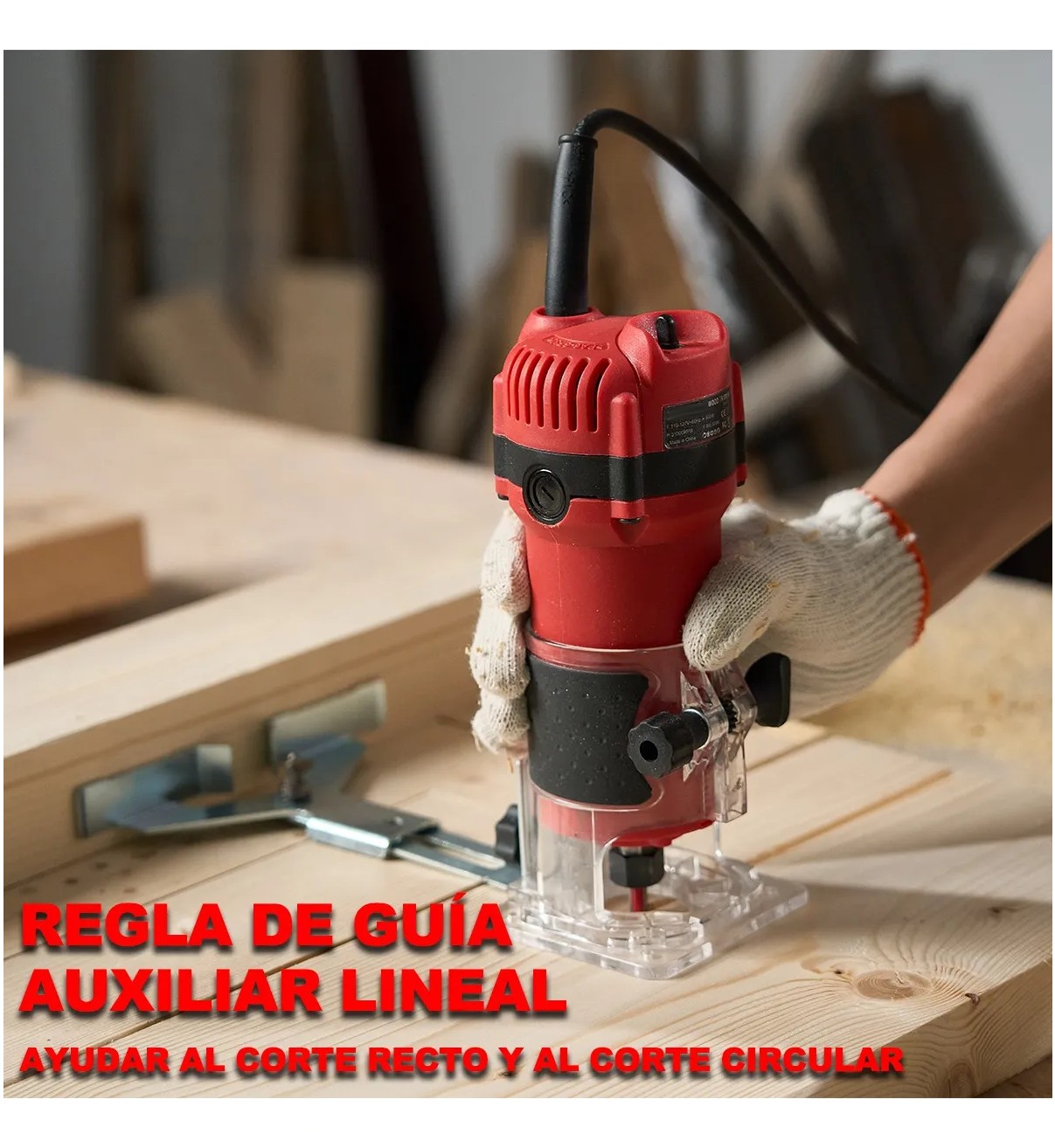 Router Malubero 650w Brocas Carburo 1/4 image number null