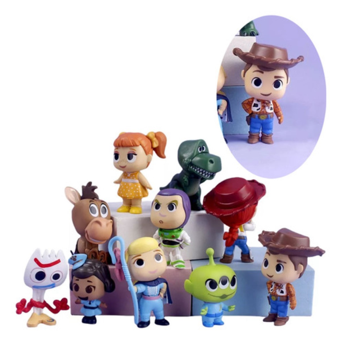 Figuras De Colecci&oacute;n Modelos De Toy Story De Juguete 10 pzs multicolor image number null