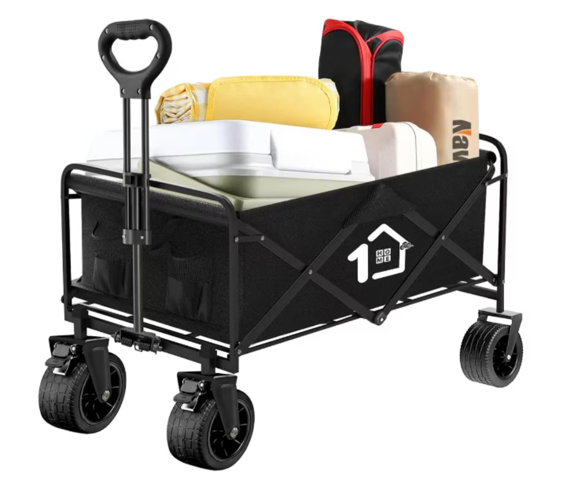 Carrito Plegable De Carga Modelo Negro image number null
