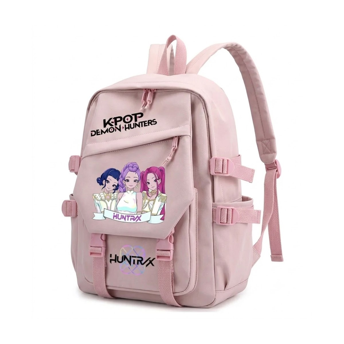 Mochila Infantil Demon Hunter 25L Impermeable Estudiante K-Pop Tribu-Ni&ntilde;o y Ni&ntilde;a Color rosa image number null