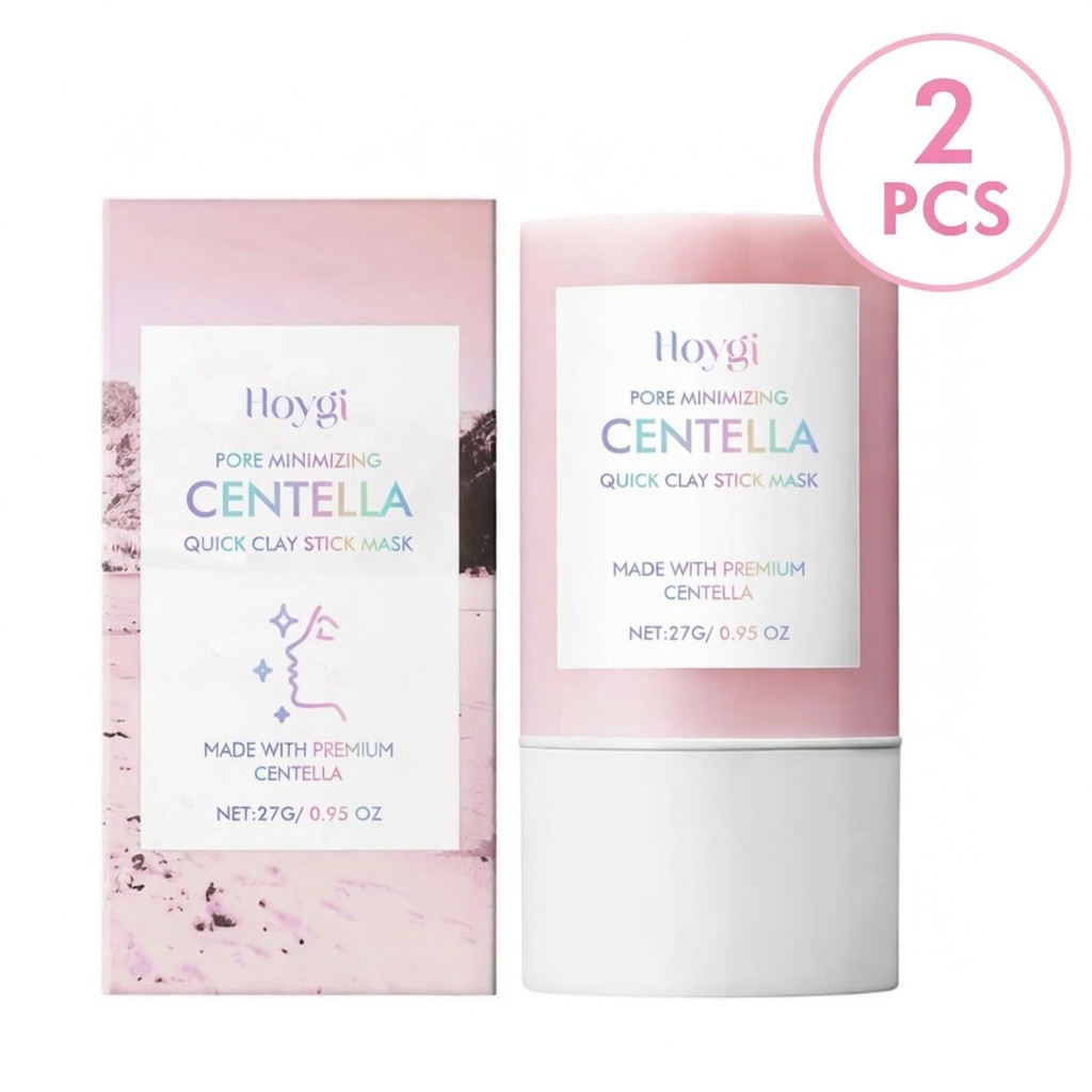 Hoygi SET 2 PCS Mascarilla de Arcilla Stick Centella 27g Minimiza Poros ,Hidrata y Calma la Piel Sensible, K-Beauty image number null