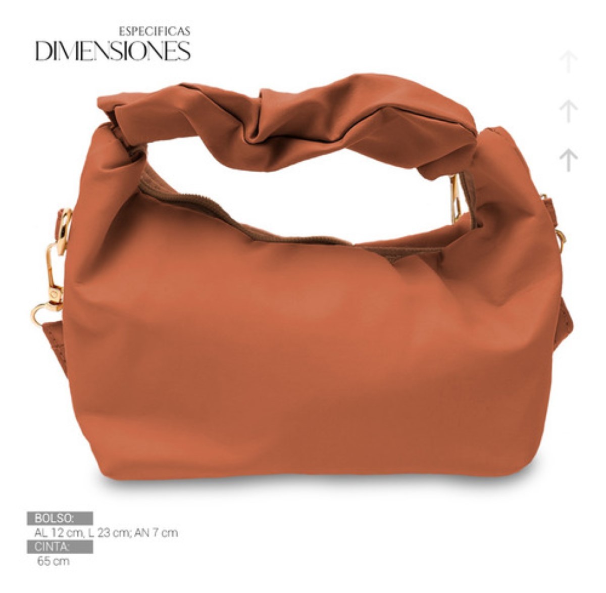 Bolso De Mano Tipo Piel Elegante Casual Para Mujer. image number null