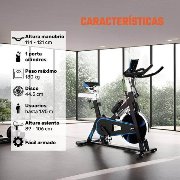 Bicicleta Estatica 18kg Profesional Uso Rudo Fija Centurfit image number null