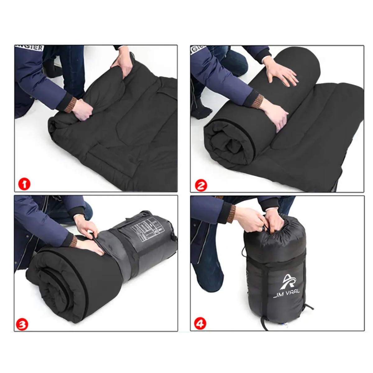 Bolsa De Dormir Slipping Bag Color Negro Con Cierre Del Lado Derecho image number null