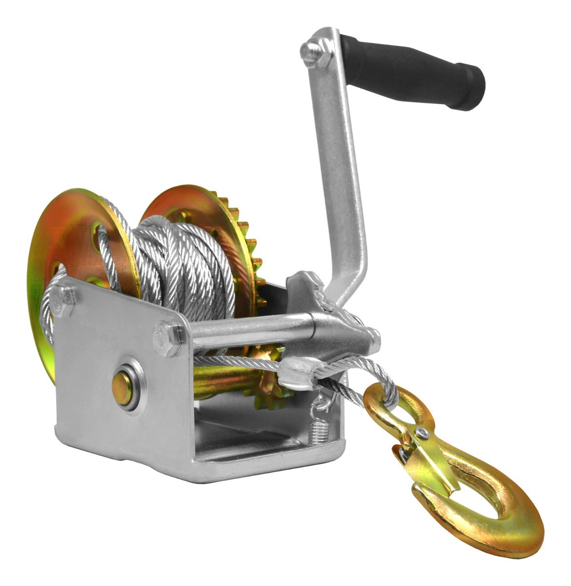 Malacate Winch Manual 661 Lb 300 Kg Cable Acero 650 Cm image number null