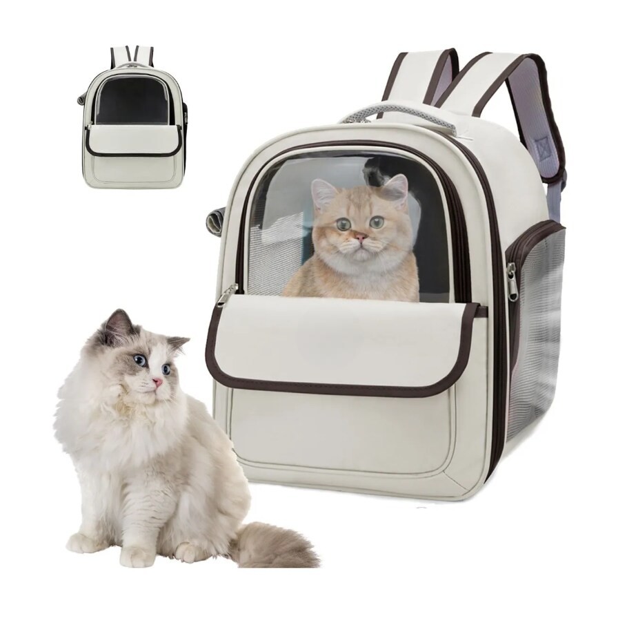 Mochila Transportadora Para Perros Gatos Mascotas Peque&ntilde;a image number null