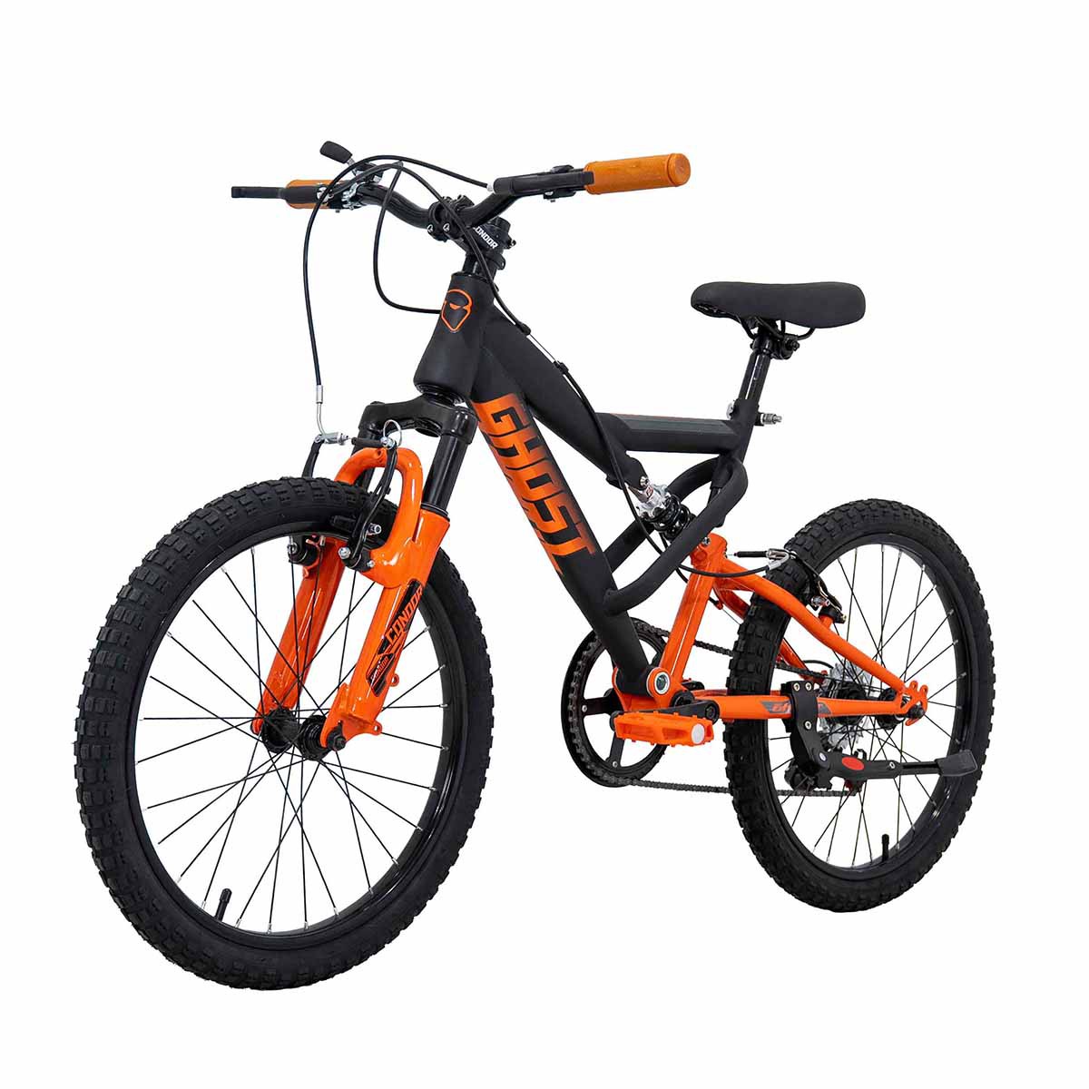 Bicicleta Infantil Rodada 20 de Acero Ghost Nautilus Color Naranja image number null