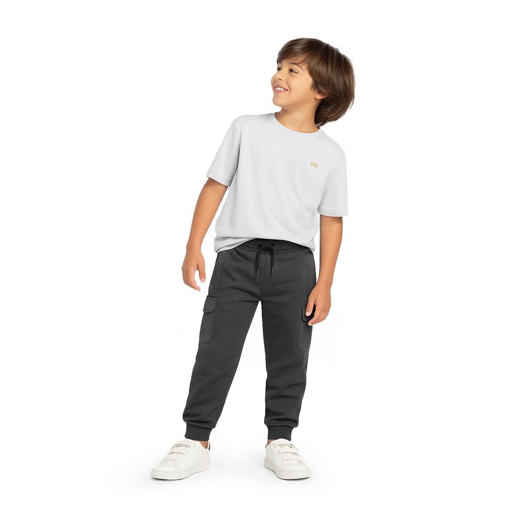 Pantalon jogger tipo cargo para ni&ntilde;o /Kids 46180 (Gris obscuro) image number null