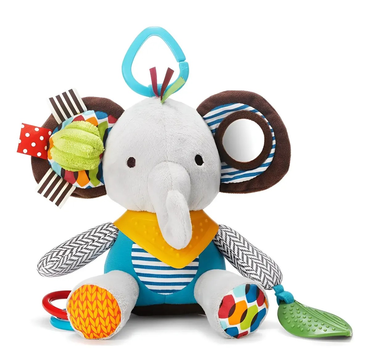 Juguete Peluche Sonaja Beb&eacute; Mordedera Texturas Estimulaci&oacute;n Elefante image number null