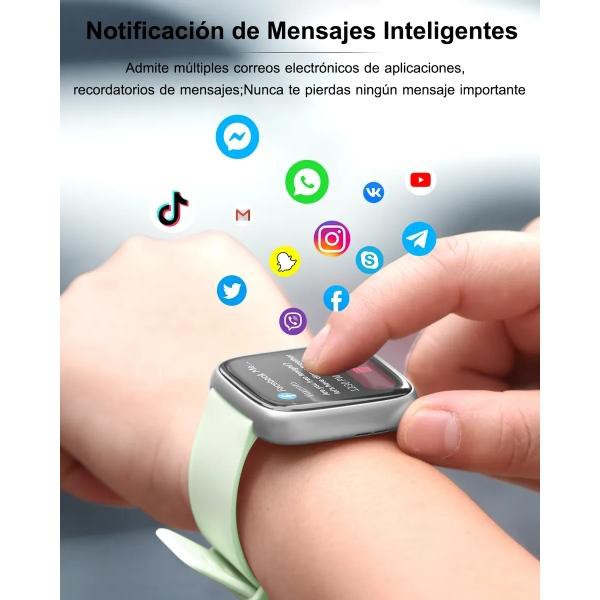 Reloj Inteligente Smartwatch Para Alexa Verde Llamadas Bluetooth image number null